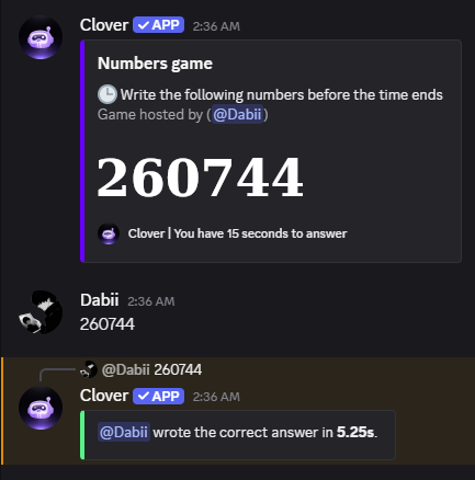 Numbers Game Preview